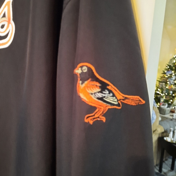 Baltimore Orioles pull over nylon jacket/shirt - Picture 3 of 6